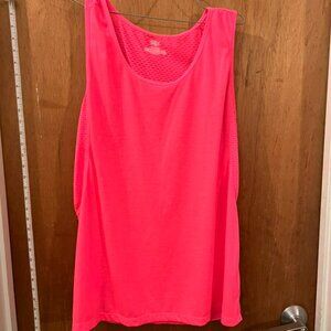 Size 2X - Zone Pro - Hot Pink Sleeveless Workout Tank